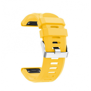 Silikonový řemínek Fit pro Garmin žlutý 20 mm