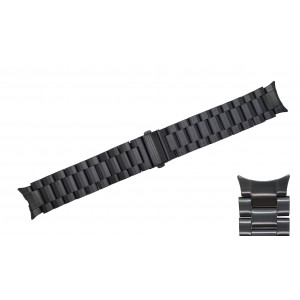 Kovový řemínek černý pro Samsung Galaxy Watch 4 a 5 (44/45/46 mm)