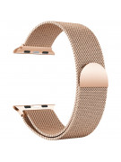Milánský tah pro Apple Watch zlato-růžový 38/40/41 mm