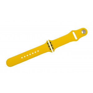 Silikonový pásek pro Apple Watch žlutý 38/40/41 mm, S