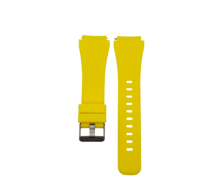 Silikonový řemínek basic žlutý 22 mm