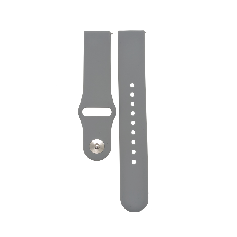 Silikonový pásek šedý 20 mm
