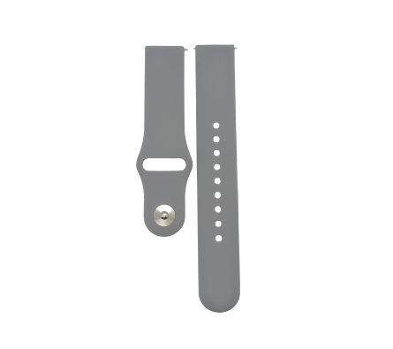Silikonový pásek šedý 20 mm