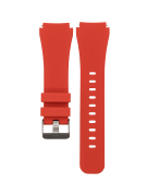 Silikonový řemínek basic červený 22 mm