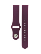 Silikonový pásek fialový 18 mm