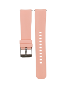 Silikonový řemínek růžový 20 mm