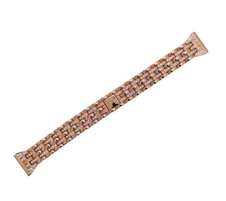 Kovový řemínek SPARK zlato-růžový 20 mm