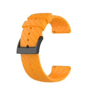 Silikonový řemínek Strips oranžový 24 mm