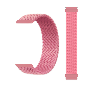 Tkaný řemínek Weave růžový 22 mm