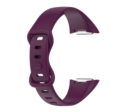 Silikonový pásek pro Fitbit Charge 5 fialový