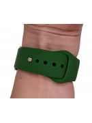 Silikonový pásek zelený 18 mm