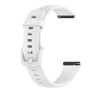 Silikonový řemínek SMOOTHY pro Huawei Band 7 bílý