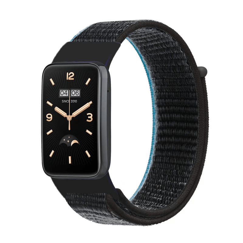 Nylonový řemínek pro Mi Band 7 PRO černo-modrý