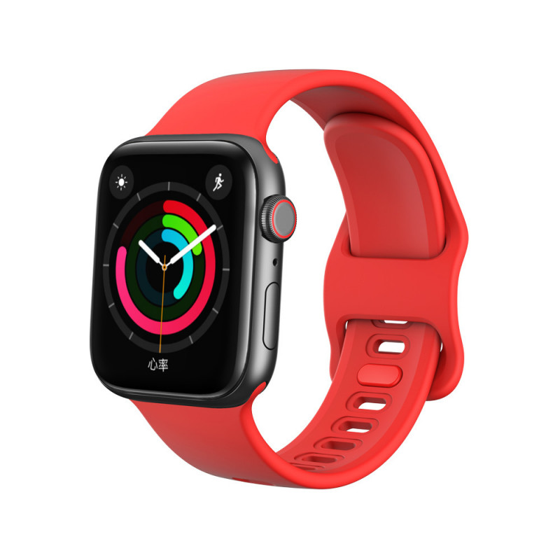 Silikonový řemínek pro Apple Watch červený 38/40 mm