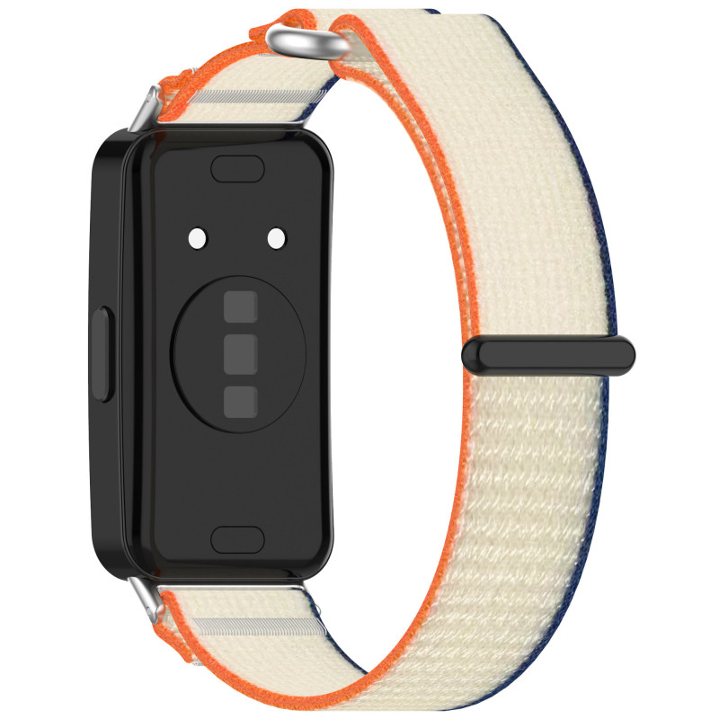 Nylonový řemínek béžovo-oranžový pro Huawei Band 8/9