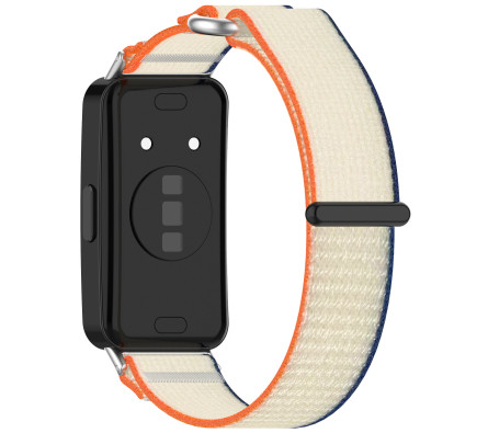 Nylonový řemínek béžovo-oranžový pro Huawei Band 8/9