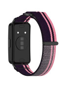 Nylonový řemínek černo-růžový pro Honor Band 8/9