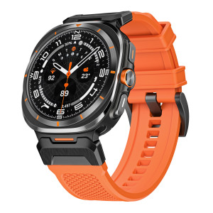 Silikonový řemínek RUGGED oranžový pro Samsung Galaxy Watch 7 Ultra