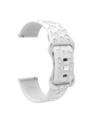 Silikonový řemínek Sculpty bílý 20 mm