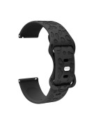 Silikonový řemínek Sculpty černý 20 mm