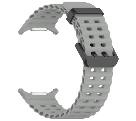 Silikonový řemínek performance šedý pro Samsung Galaxy Watch Ultra 47 mm