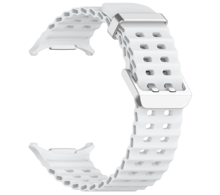 Silikonový řemínek performance bílý pro Samsung Galaxy Watch Ultra 47 mm