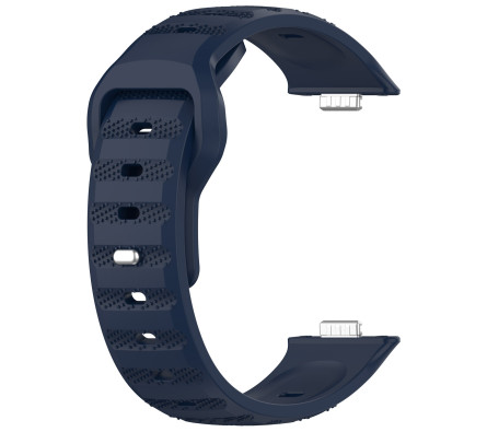 Silikonový řemínek tmavě modrý pro Huawei Watch Fit 3, 4 a 4 Pro