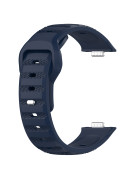 Silikonový řemínek tmavě modrý pro Huawei Watch Fit 3, 4 a 4 Pro
