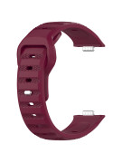 Silikonový řemínek vínový pro Huawei Watch Fit 3, 4 a 4 Pro