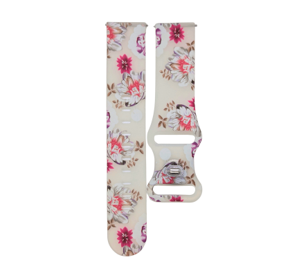 Silikonový řemínek blossom 20 mm