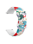 Silikonový řemínek floral 20 mm