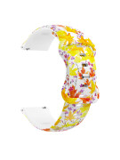 Silikonový řemínek listy 20 mm