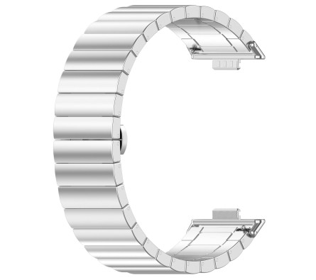 Kovový řemínek stříbrný pro Huawei Watch Fit 3, 4 a 4 Pro