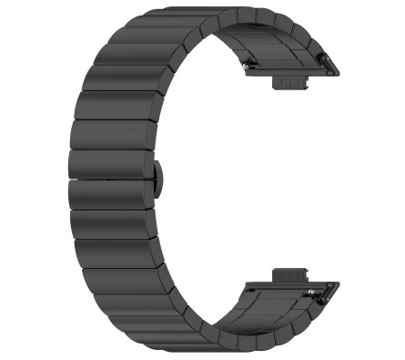 Kovový řemínek černý pro Huawei Watch Fit 3, 4 a 4 Pro