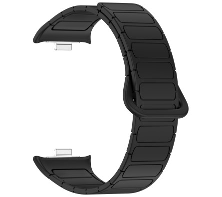 Silikonový řemínek Magnetica černý pro Xiaomi Redmi 4, 5, 5eSIM, 6 a Xiaomi Smart Band 8,9 Pro