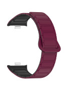 Silikonový řemínek Magnetica bordó pro Xiaomi Redmi 4, 5, 5eSIM, 6 a Xiaomi Smart Band 8,9 Pro