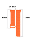 Silikonový řemínek Magnetica bordó pro Xiaomi Redmi 4 a Xiomi Smart Band 8,9 Pro