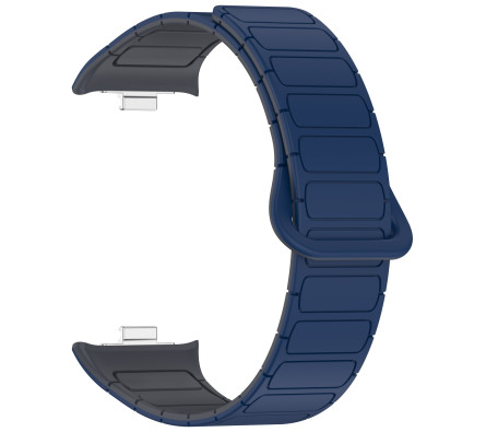 Silikonový řemínek Magnetica tmavě modrý pro Xiaomi Redmi 4 a Xiomi Smart Band 8,9 Pro