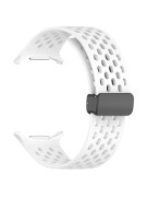 Silikonový řemínek Slidex bílý pro Samsung Galaxy Watch Ultra 47 mm