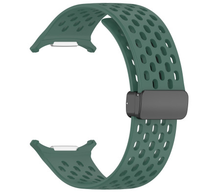 Silikonový řemínek Slidex zelený pro Samsung Galaxy Watch Ultra 47 mm