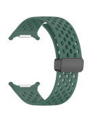 Silikonový řemínek Slidex zelený pro Samsung Galaxy Watch Ultra 47 mm