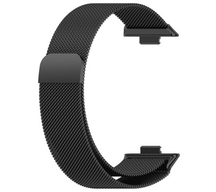Milánský tah černý pro Huawei Watch Fit 3, 4 a 4 Pro