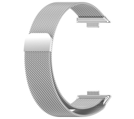 Milánský tah stříbrný pro Huawei Watch Fit 3, 4 a 4 Pro