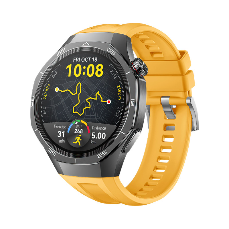 Silikonový řemínek AIRLINE oranžový 22 mm