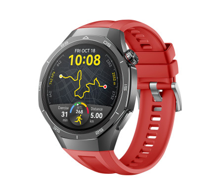 Silikonový řemínek AIRLINE červený 22 mm