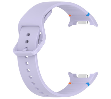 Silikonový řemínek WAVY světle fialový pro Samsung Galaxy Watch 8