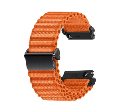 Nylonový řemínek ALPINE oranžový 20 mm