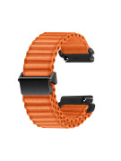 Nylonový řemínek ALPINE oranžový 20 mm