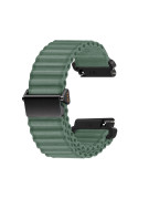 Nylonový řemínek ALPINE zelený 20 mm