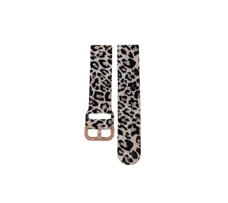 Silikonový řemínek leopard 22 mm